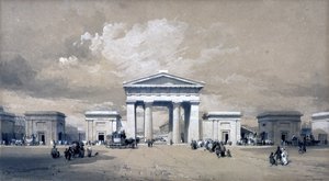 Arco de Euston, Abril de 1838