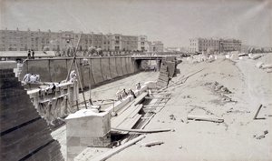 Puente de la Carretera de Hampstead, desde el lado de Camden, 11 de Agosto de 1836