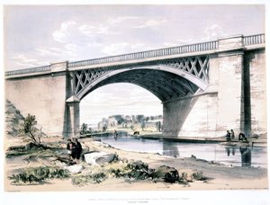Puente de Nash Mill, cerca de Kings Langley, Hertfordshire, 1839 de John Cooke Bourne