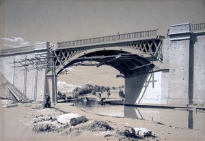 Puente de Nash Mills, Kings Langley, Hertfordshire, 10 de junio de 1837 de John Cooke Bourne