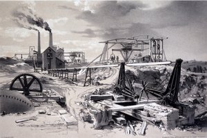 Bombas, pozo de ventilación, túnel de Kilsby, Northamptonshire, 15 de julio de 1837