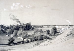 Terraplén de Watford, Hertfordshire, 29 de octubre de 1837 de John Cooke Bourne