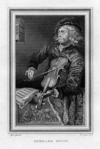 Gerrit Dou 1613-1675, pintor holandés, 1816