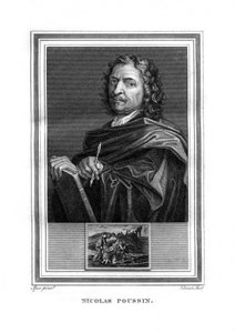 Nicolas Poussin, pintor francés, 1825