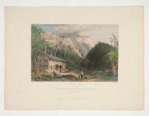 The Notch House, White Mountains, New Hampshire, ilustración para Nathaniel Parker Willis
