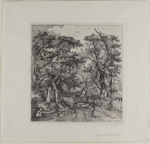 Escena de carretera, Heathersett de John Crome