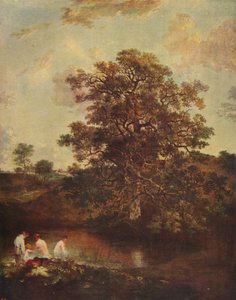 El roble de Poringland, c1818-1820, c1915