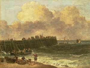 Muelle de Yarmouth, c.1810 de John Crome