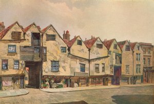Antiguas viviendas en Bermondsey Street, Bermondsey, Londres de John Crowther