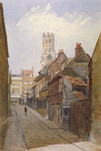 Chigwell Hill, Stepney, Londres, 1881 de John Crowther