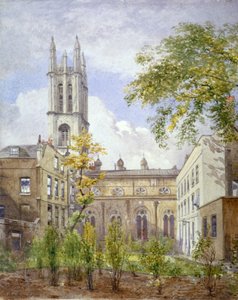 Iglesia de San Miguel, Cornhill, Ciudad de Londres, 1882 de John Crowther