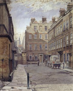 Casa del Dr. Johnson, 17 Gough Square, Londres de John Crowther
