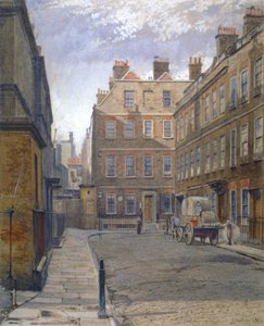 Gough Square, Londres, 1881 de John Crowther