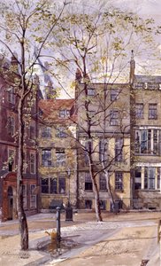 Inner Temple, Londres, 1880 de John Crowther