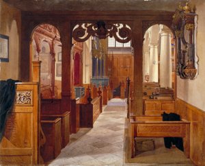 Interior de la Capilla Charterhouse, Londres, 1885