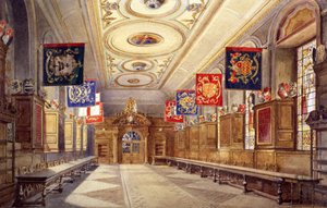 Interior del Salón de los Papeleros, Londres de John Crowther