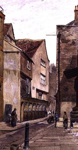 King Street: cerca de Aldgate, marzo 1884 de John Crowther