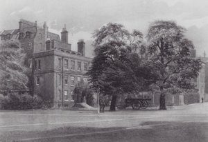 Londres perdido: The Gun House, Spring Gardens (litografía) de John Crowther