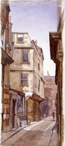 Residencia del padre de Ana Bolena, Great St Helens, Londres, 1883 de John Crowther