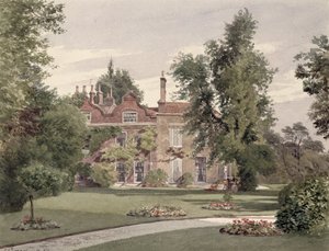 Vista lateral de Raleigh House, Brixton Hill, Lambeth, 1887 de John Crowther