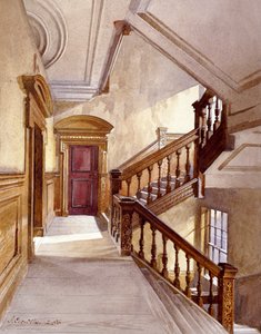 Casa de Sir Christopher Wren, Botolph Lane, Londres, 1886 de John Crowther