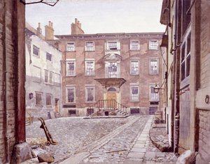 La casa de Sir Christopher Wren, Botolph Lane, Londres, 1886 de John Crowther
