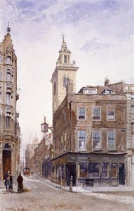 St James Garlickhythe, Upper Thames Street, Londres, 1882 de John Crowther