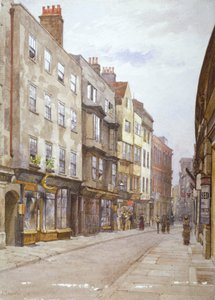 Vista de Hollywell Street mirando al oeste, Westminster, Londres, 1882 de John Crowther