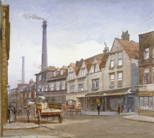 Vista de Mint Street, Southwark, Londres de John Crowther