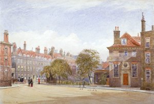 Vista de New Inn, Wych Street, Westminster, Londres, 1882 de John Crowther
