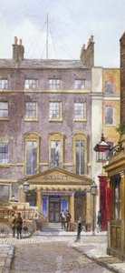 Vista del Nuevo Teatro Royalty, Dean Street, Westminster, Londres, 1882
