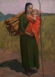 Mujer campesina irlandesa de John Currie