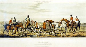 La muerte, Los Leicestershires (grabado por Henry Alken) de John Dean (after) Paul