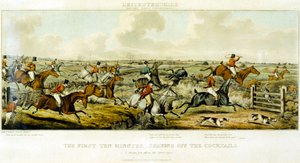 Los primeros diez minutos, Los Leicestershires (grabado por Henry Alken) de John Dean (after) Paul