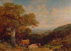 Paisaje con Ganado de John Dearman
