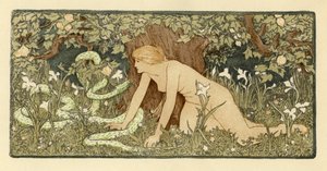 Eva y la Serpiente de John Dickson Batten