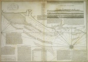 Una carta nueva y correcta de la costa marítima, desde Orfordness Lights hasta Prittlewell de John Diston