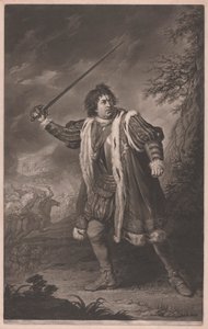David Garrick como Ricardo III de John Dixon