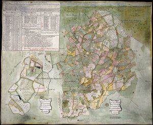 Mapa del Bosque y Señorío de Fecknam ( Feckenham) de John Doharty