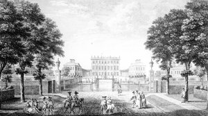 Casa Cliveden cerca del Puente Maidenhead en el Condado de Bucks, 1753 de John Donowell