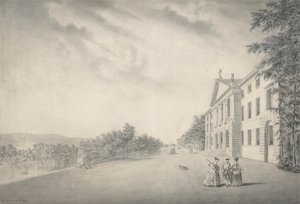 Vista este de West Wycombe House, Buckinghamshire de John Donowell