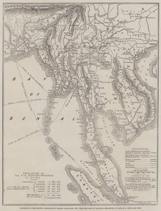Extensión del Telégrafo Eléctrico a Cantón, Hong Kong, etc., desde el Puerto de Rangún, proyectado por el Capitán R Sprye y Hijos de John Dower