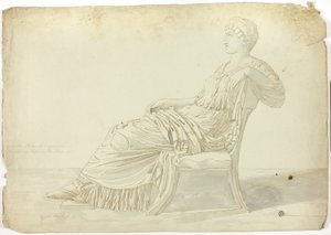 Estatua antigua de Agripina de John Downman