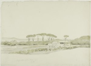 Villa Médicis de Raffaelle, Roma de John Downman