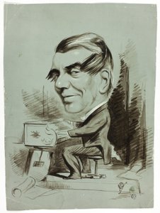 Caricatura de pianista de John Doyle