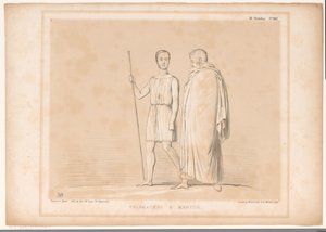 Spotprent conoció a Lord Lincoln y Sir Robert Peel Telémaco y Mentor (título sobre el objeto) Bocetos HB (título de la serie en el objeto) de John Doyle