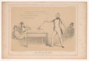 Spotprent conoció a Lord Palmerston Un gran grito y poca lana o ¡El derecho de búsqueda, versus el derecho de visita! (título en el objeto) Bocetos HB (título de la serie en el objeto)