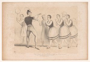 Spotprent op de Engelse binnenlandse politiek El pas de facination (del ballet de Alma) Actuado recientemente por los sirvientes de Su Majestad / Con un nuevo elenco de personajes (título sobre objeto) Bocetos HB (título de la serie en el objeto) de John Doyle