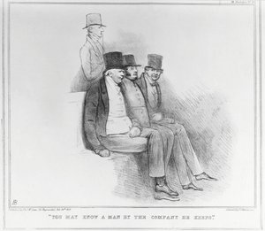 Conocerás a un hombre por la compañía que mantiene, 1833