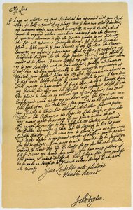 Carta de John Dryden a Laurence Hyde, c1682-1683